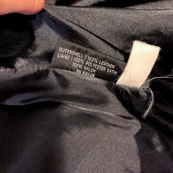 EUC Wilson’s | Medium | Black Genuine Leather Jacket - Picture 11 of 13